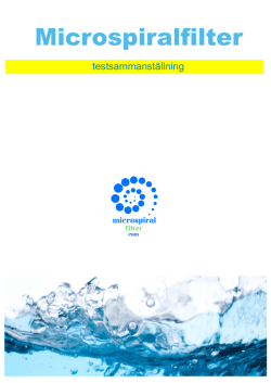 Testdokument - PDF - Naturlig vattenrening