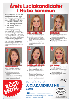 Luciakandidaterna som pdf