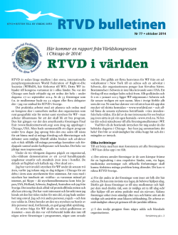 RTVD bulletinen - The World Federation of Right to Die Societies