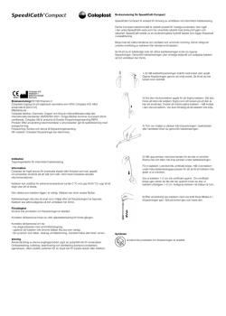 SpeediCath Compact för män, tappningskateter (PDF 129 KB)