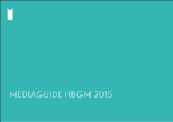 Mediakit HBGM 2015 - Helsingborg Marathon