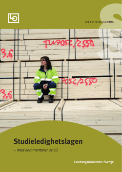 Studieledighetslagen