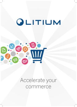 Accelerate your commerce
