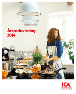 &Aring;rsredovisning 2014