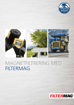 Magnetfiltrering med FilterMag