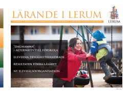 Lärande i Lerum mars - Mia Olsson Broander