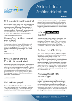 Aktuelltbladet nr 8 2014