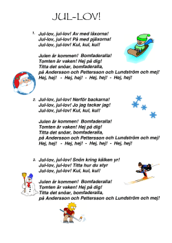 Jul-lov (text)
