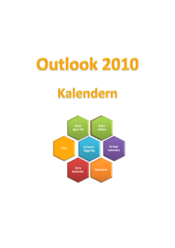 Outlook 2010 - kalendern