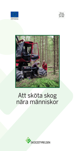 Att sköta skog nära människor (folder pdf)