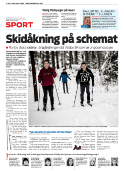 Runby skola ordnar längdträningen då Väsby SK saknar