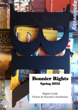 Fiction - Bonnier Rights