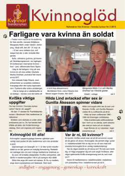 Nr 2 - Kvinnor i Svenska Kyrkan