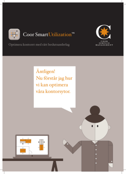 Serviceblad SmartUtilization PDF