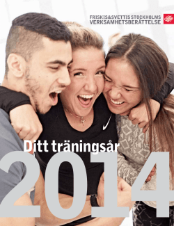 Ditt träningsår