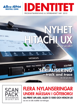 FLERA NYLANSERINGAR - Svenska Allen Coding AB