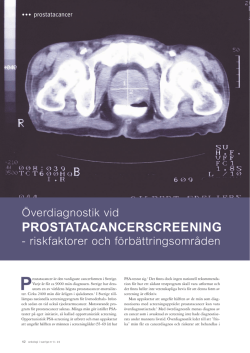 Läs hela artikeln - Onkologi i Sverige