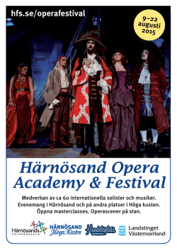 Program för operafestivalen. 9