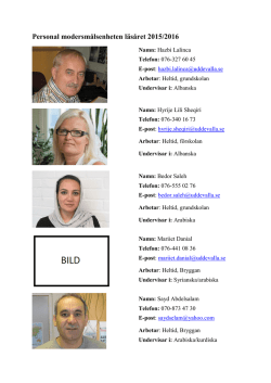 V&aring;ra modersm&aring;lsl&auml;rare