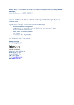 R072-15 Bilaga 2 Svaromål från Biosan AB pdf