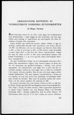 Fornvännen 1947 - Arild Hauges Runer
