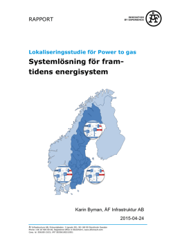 Systemlösning för fram- tidens energisystem