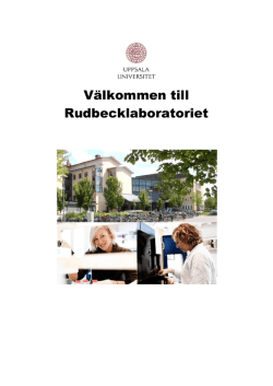 handboken med mer information om Rudbecklaboratoriet