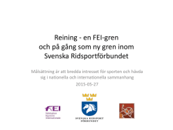 Information från SvRf.