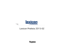 Lexicon Prislista 2015-02