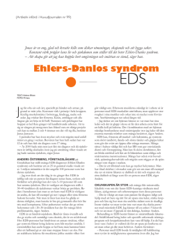 EDS-Ehler Danlos syndrom