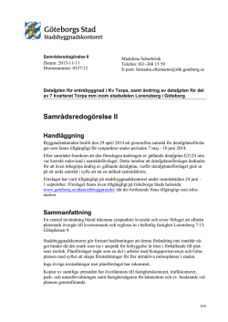 Samrådsredogörelse samråd nr 2 pdf, 162297 kB