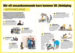 När ett ensamkommande barn kommer till Jönköping – kommunens