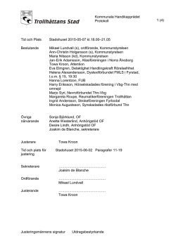 2015-05-07 protokoll, Handikapprådet