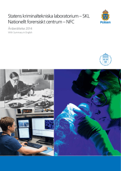 Årsberättelse 2014 - SKL
