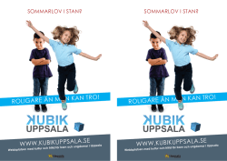 (dubbelsidig A4) "Sommarlov i stan" (pdf 1Mb)