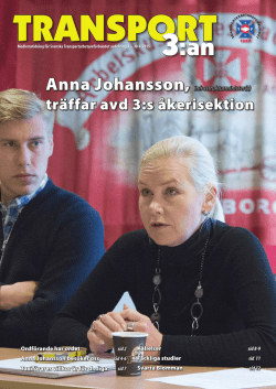 träffar avd 3:s åkerisektion - Svenska Transportarbetareförbundet