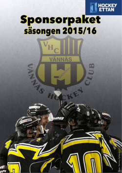 Sponsorpaket - Vännäs Hockey Club