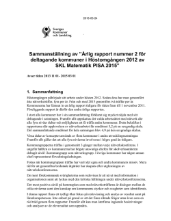 Årlig rapport 2 från höstomgången (PDF, nytt fönster)