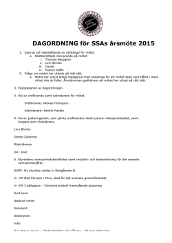 Protokoll-SSA-årsmöte-2015 - Swedish Surfing Association