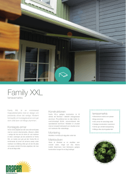 Family XXL produktblad
