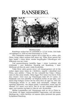 Här finns lite historik om Ransberg och Fagersanna