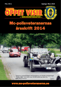 Mc-polisveteranernas årsskrift 2014