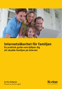 Internetsäkerhet för familjen