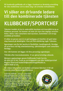 PlatsannonSundsvall_Klubbchef_Sportchef