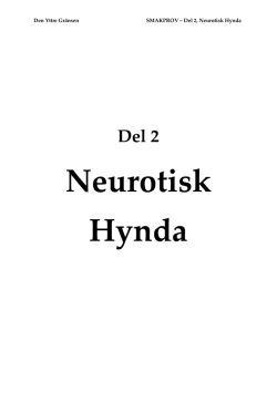 Neurotisk Hynda - denyttregransen.se