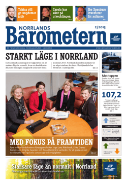 Norrlandsbarometern - nr 2 2015