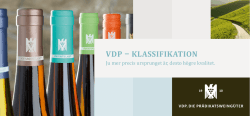VDP ‒ KLASSIFIKATION