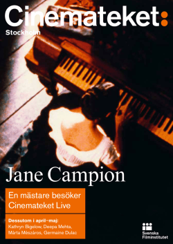 Jane Campion - Swedish Film Institute
