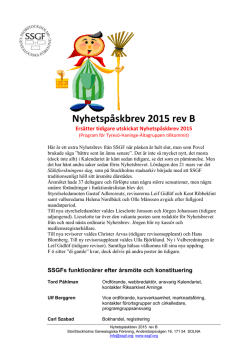 Nyhetspåskbrev 2015 rev B - StorStockholms Genealogiska Förening