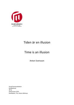 Anton Svensson - Tiden är en illusion